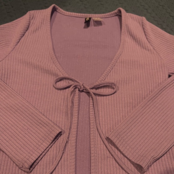 PURPLE CARDIGAN - Picture 2 of 3